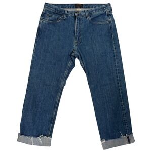 Filson Rail Splitter Pant Jeans Mens 33 Cuffed Raw Hem 33x28.5 Made in USA